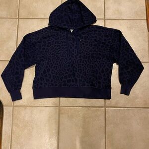Nike Dark Blue Animal Print Women's Sweater